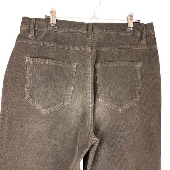 Kensie Jeans “The Savannah” High Rise Flare Black Corduroy Pants – Sz 10/30 - Picture 5 of 11